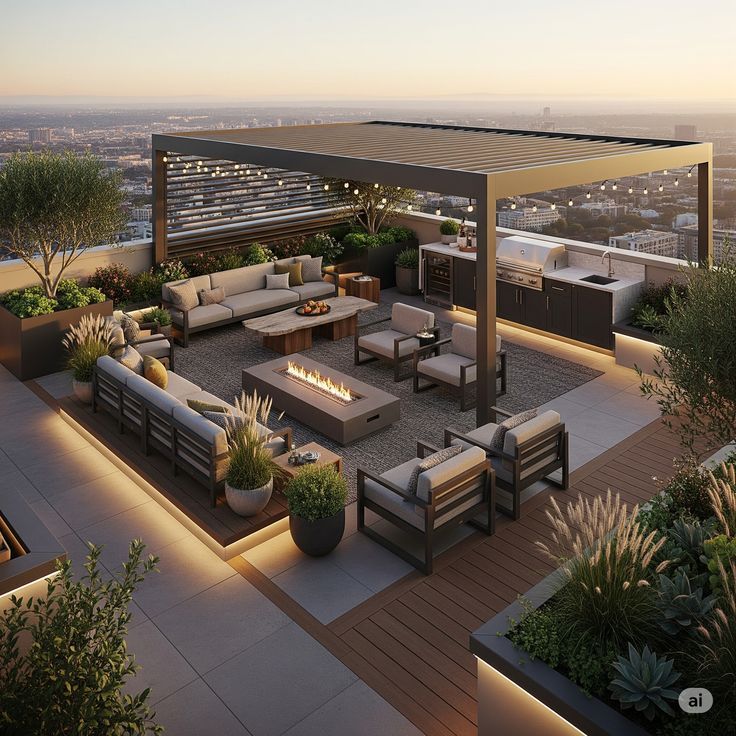 Landscaped garden
